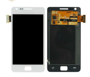4.3 इंच सैमसंग एलसीडी स्क्रीन digitizer व्हाइट के साथ S2 I9100 एलसीडी के लिए
