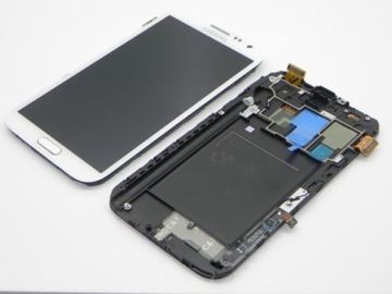 4.3 इंच सैमसंग एलसीडी स्क्रीन digitizer व्हाइट के साथ S2 I9100 एलसीडी के लिए