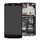 काले OEM Nexus5 एलजी एलसीडी स्क्रीन / मोबाइल फोन एलसीडी स्क्रीन व्यावसायिक
