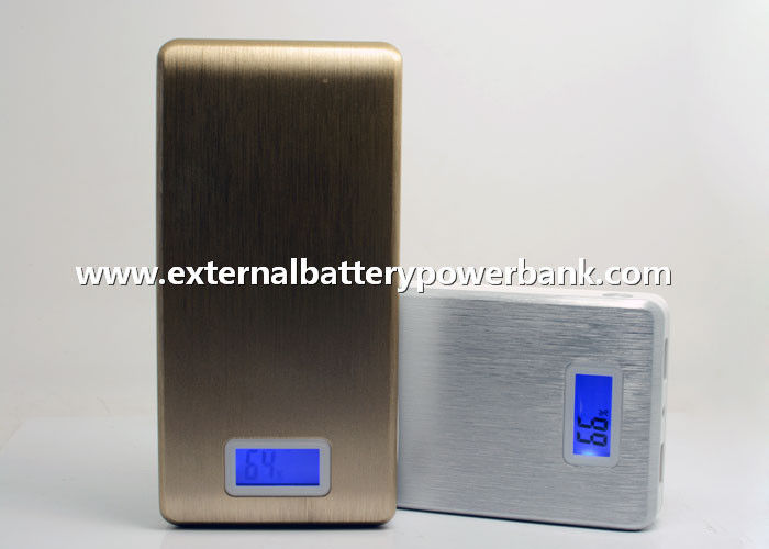 DC5V / 1 ए 2A दोहरी पोर्ट एलसीडी डिस्प्ले पोर्टेबल टैबलेट पावर बैंक 9000mAh