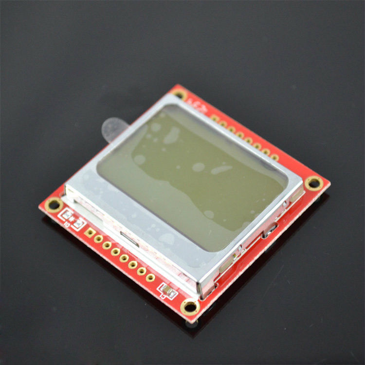 Arduino के साथ सफेद Backlight लाल PCB के लिए Arduino के लिए नोकिया 5110 LCD मॉड्यूल